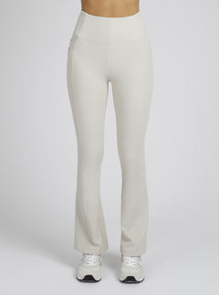 Directional Rib Bootcut Gold Trims - Blanc Noir Online Store