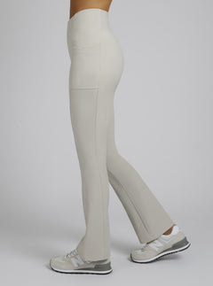 Directional Rib Bootcut Gold Trims - Blanc Noir Online Store