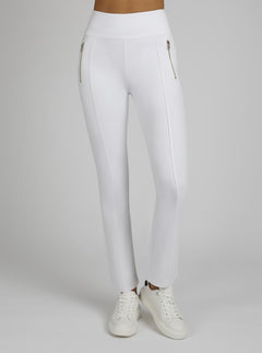 New Kendal Straight Leg Pant Gold Trims - Blanc Noir Online Store