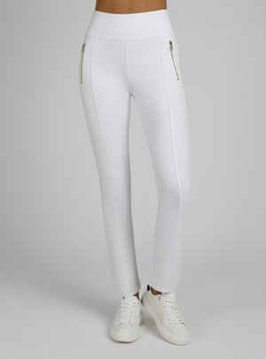 New Kendal Straight Leg Pant Gold Trims - Blanc Noir Online Store