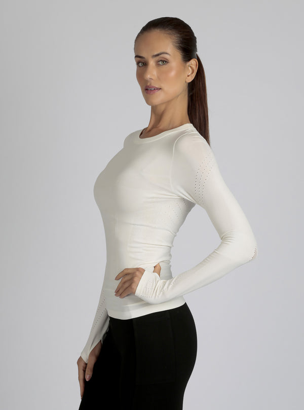 LS Magnetic Top - White - Blanc Noir Online Store