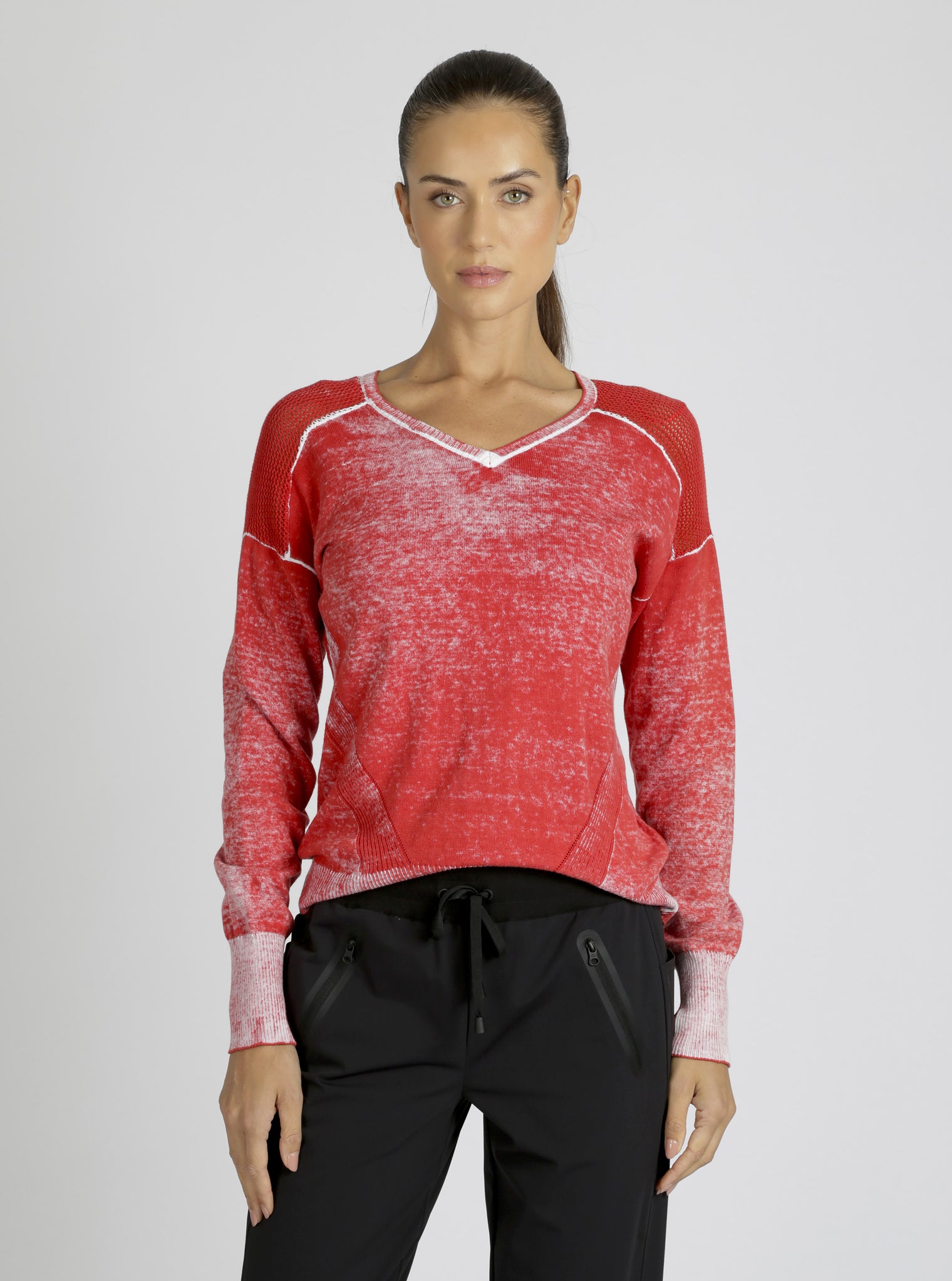 V-Neck Huntress Sweater - Blanc Noir Online Store