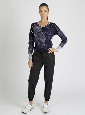 V-Neck Huntress Sweater - Blanc Noir Online Store