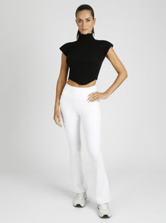 Brianna Mock Neck Top - Blanc Noir Online Store