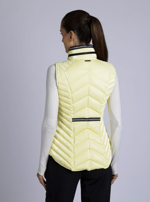 Super Hero Down Filled Vest - Blanc Noir Online Store