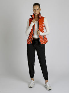 Super Hero Down Filled Vest - Blanc Noir Online Store