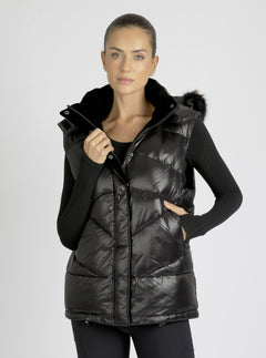 Afterburn Puffer Down Filled Vest - Blanc Noir Online Store