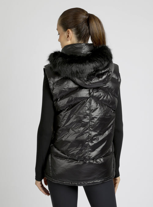 Afterburn Puffer Down Filled Vest - Blanc Noir Online Store