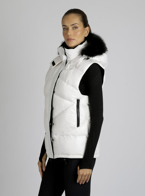 Afterburn Puffer Down Filled Vest - Blanc Noir Online Store