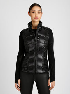Lightweight Packable Puffer Vest - Blanc Noir Online Store