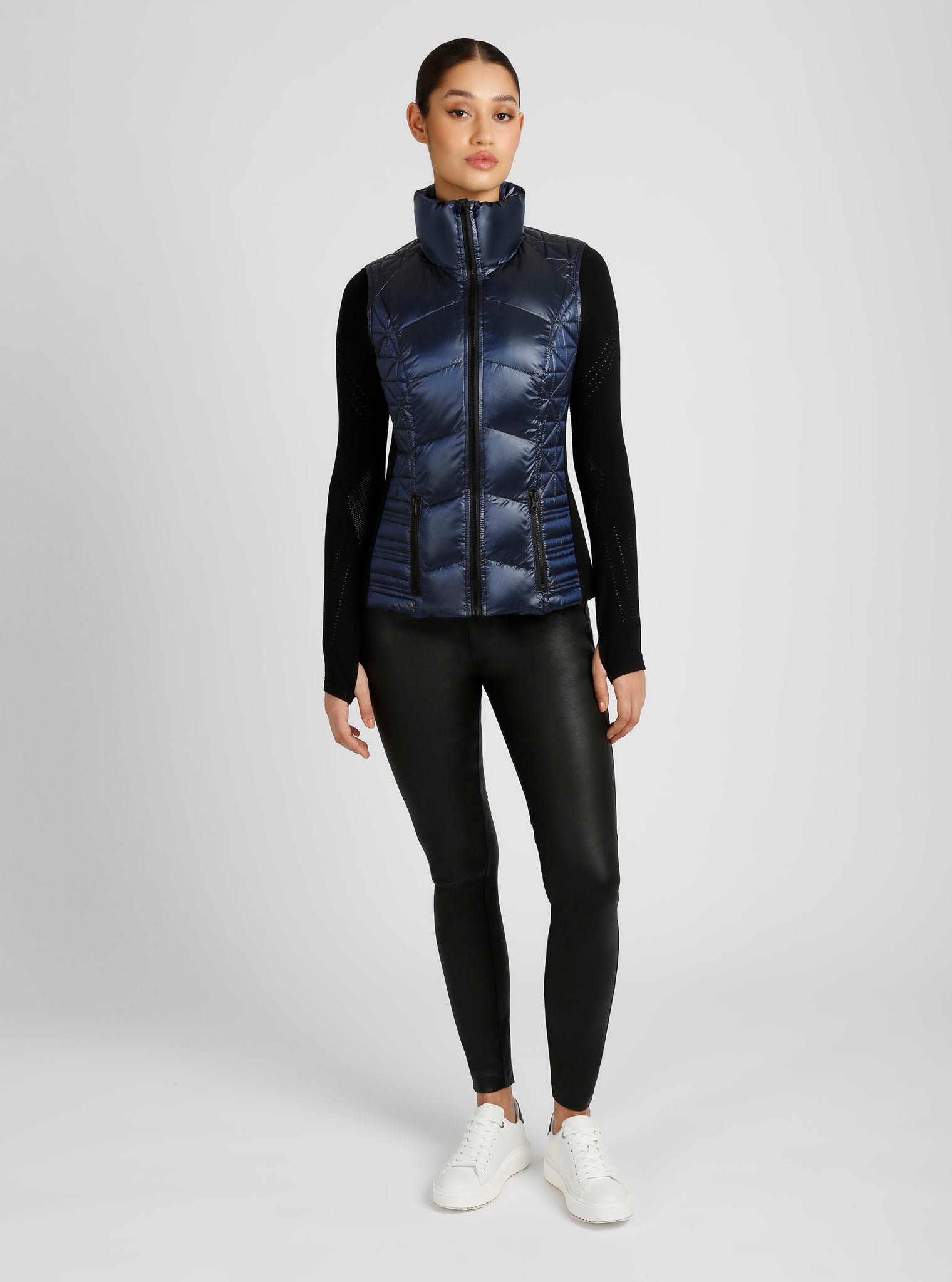 Lightweight Packable Puffer Vest - Blanc Noir Online Store