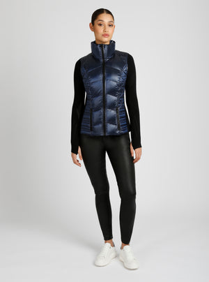 Lightweight Packable Puffer Vest - Blanc Noir Online Store