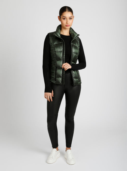 Lightweight Packable Puffer Vest - Blanc Noir Online Store