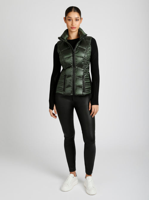 Lightweight Packable Puffer Vest - Blanc Noir Online Store