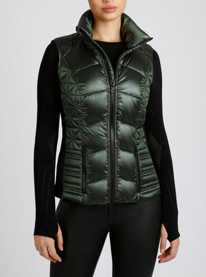 Lightweight Packable Puffer Vest - Blanc Noir Online Store