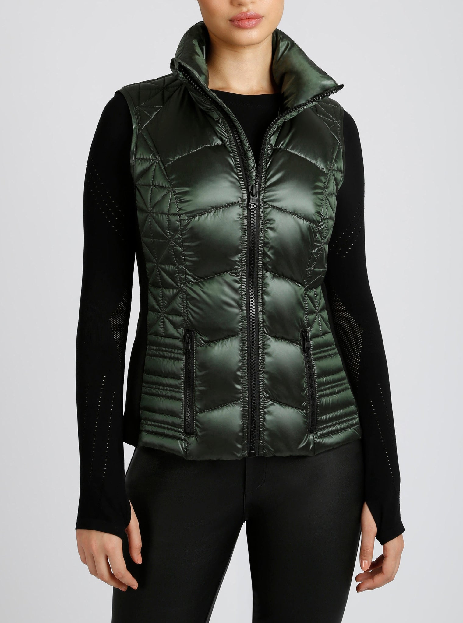 Lightweight Packable Puffer Vest - Blanc Noir Online Store