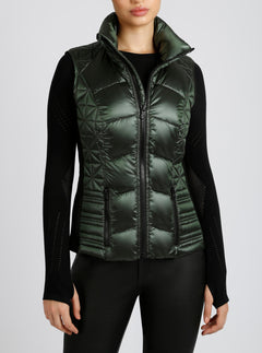 Lightweight Packable Puffer Vest - Blanc Noir Online Store