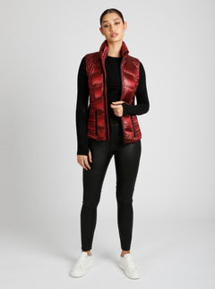 Lightweight Packable Puffer Vest - Blanc Noir Online Store