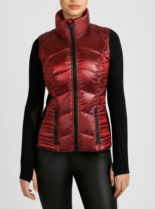 Lightweight Packable Puffer Vest - Blanc Noir Online Store
