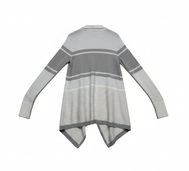 VAULT_710 Drape front Color blocked Cardigan