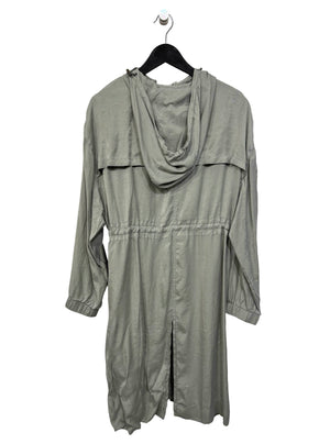 VAULT Hooded Tencel Maxi-length anorak - HOLD NY - Blanc Noir Online Store