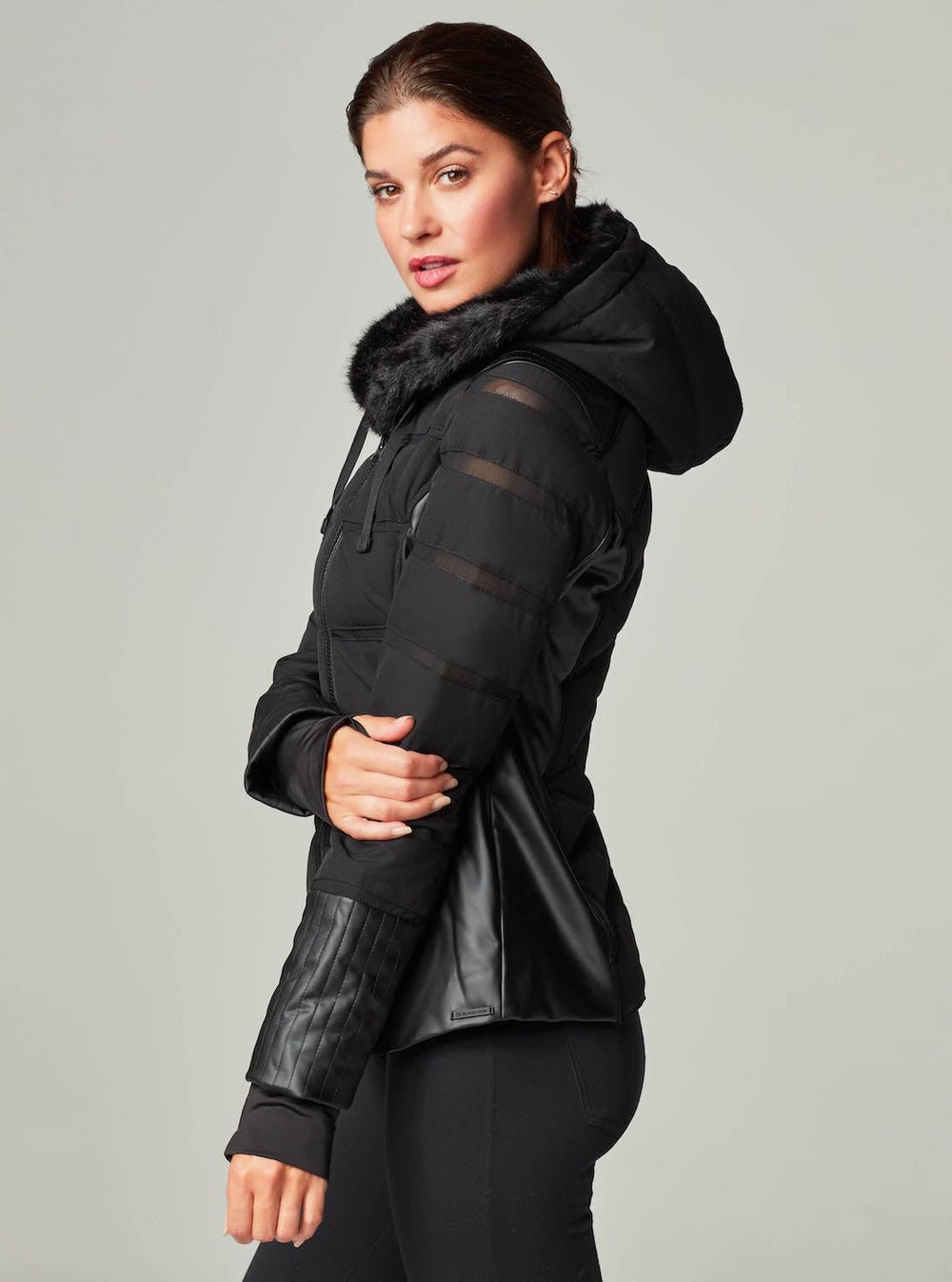 ASYM MOTO PUFFER - FINAL SALE - Blanc Noir Online Store