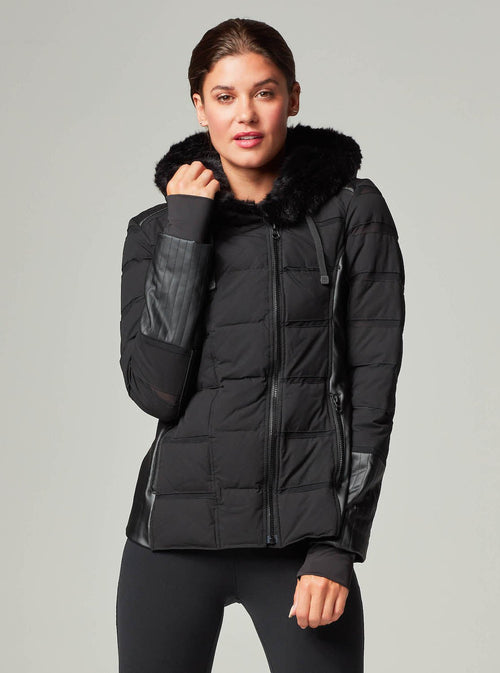 ASYM MOTO PUFFER - FINAL SALE - Blanc Noir Online Store