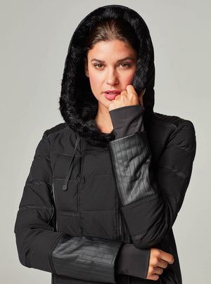 ASYM MOTO PUFFER - FINAL SALE - Blanc Noir Online Store