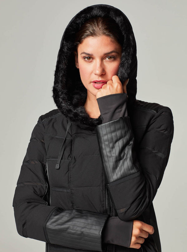 ASYM MOTO PUFFER - FINAL SALE - Blanc Noir Online Store
