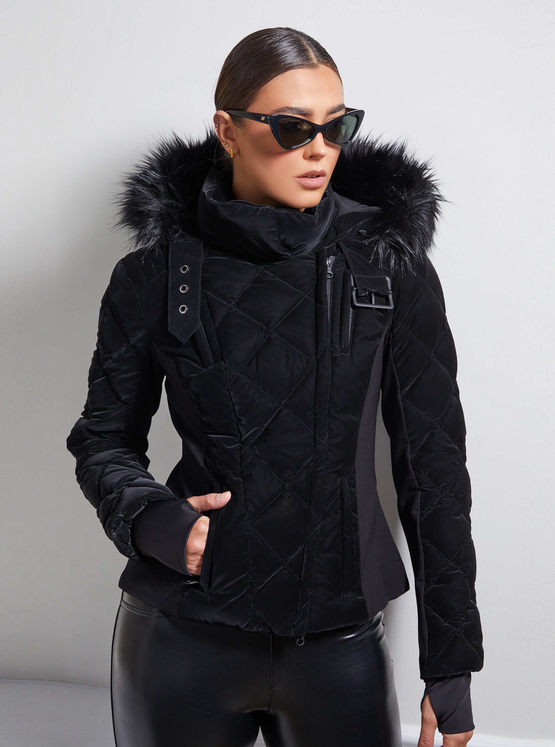 Carbon Coated Jacket | Blanc Noir Online Store
