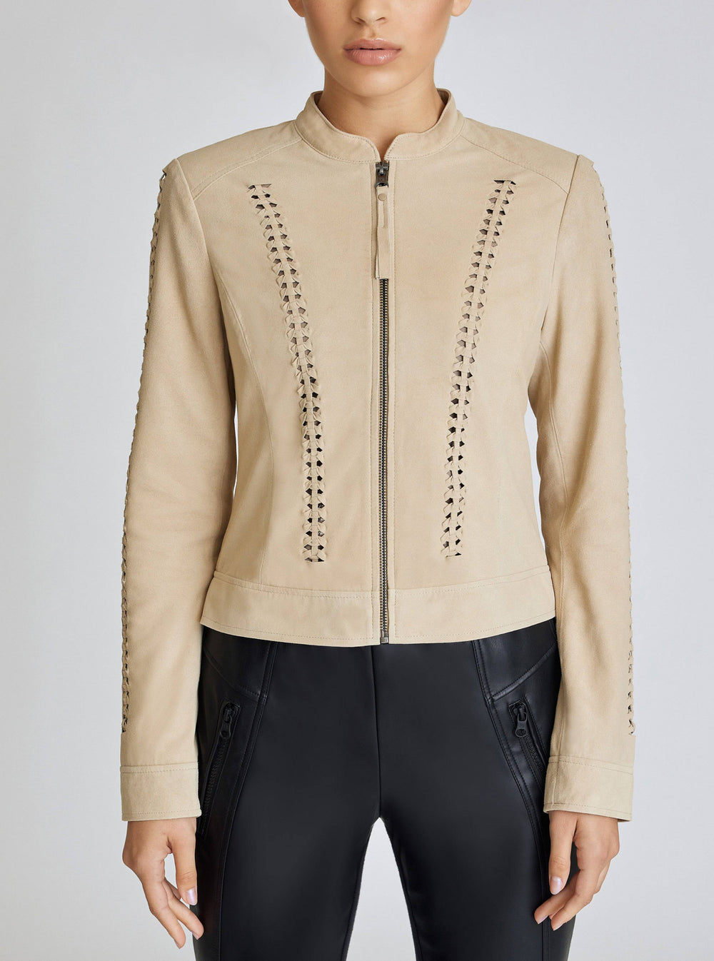 SUEDE JACKET - Blanc Noir Online Store