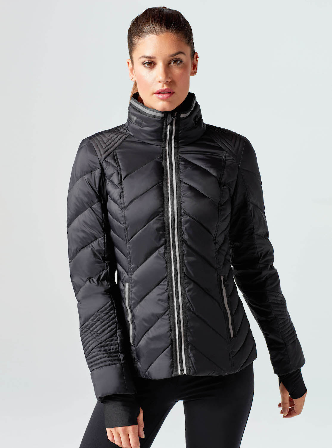 Blanc Noir Puffer newest Jacket