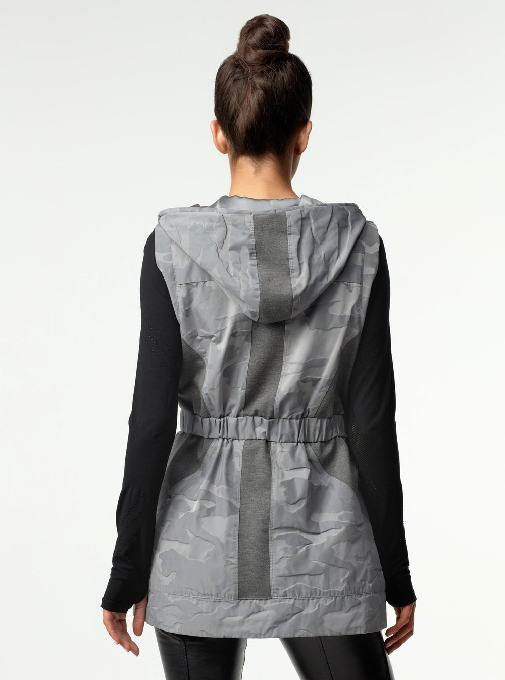 Camo Elongated Vest FINAL SALE - Blanc Noir Online Store