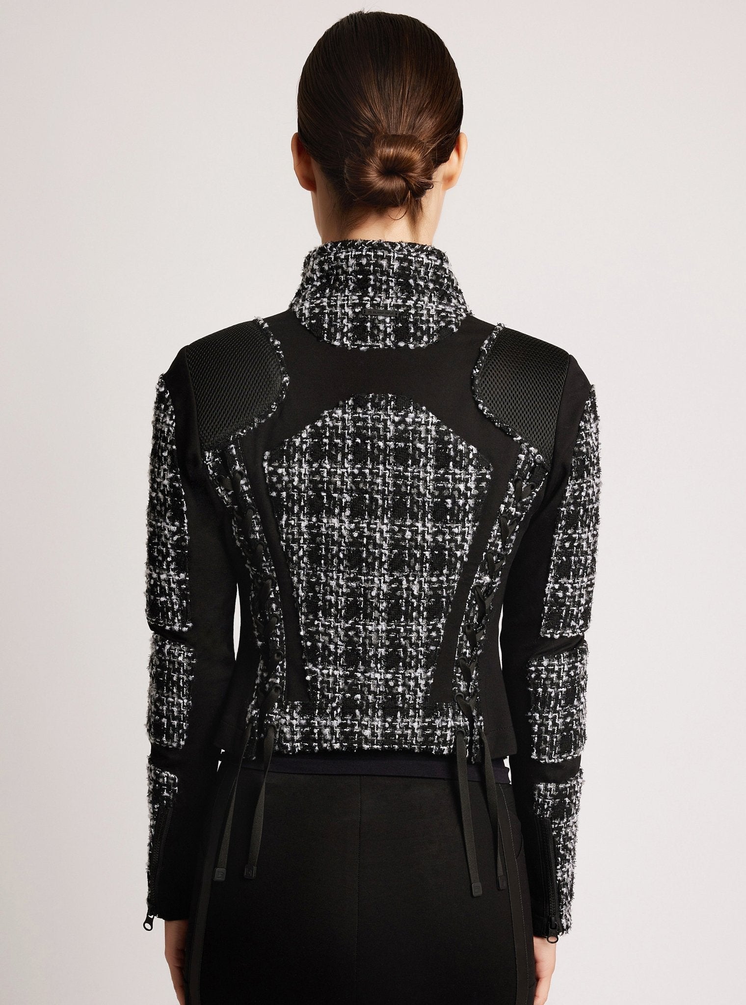 Boucle Moto Mesh Jacket - Blanc Noir Online Store