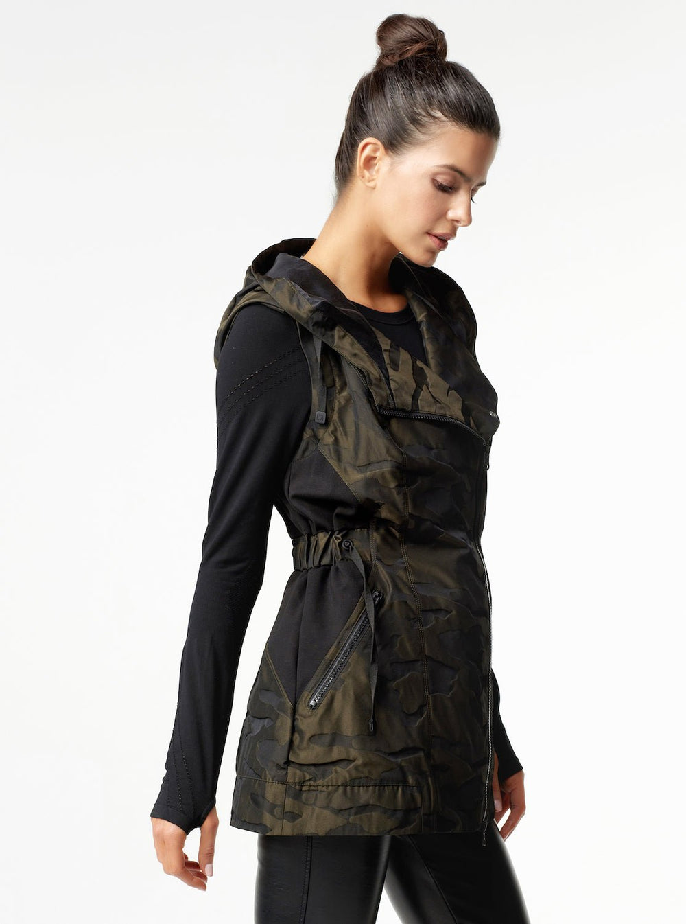 Camo Elongated Vest - Blanc Noir Online Store
