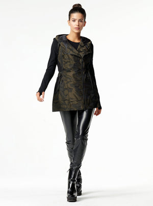 Camo Elongated Vest - Blanc Noir Online Store