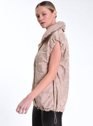 Camo Oversize Svetlana Vest - Blanc Noir Online Store
