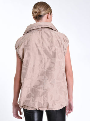 Camo Oversize Svetlana Vest - Blanc Noir Online Store