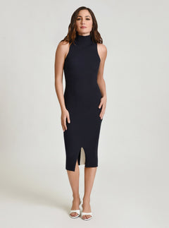 Charlotte Mock Neck Tank Dress - Blanc Noir Online Store
