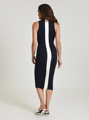 Charlotte Mock Neck Tank Dress - Blanc Noir Online Store