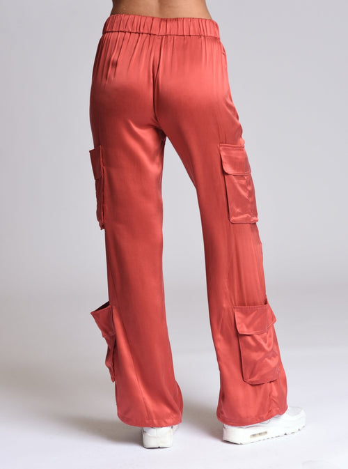 Chelsea Silk Wide Leg Pant - Blanc Noir Online Store