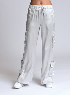 Chelsea Silk Wide Leg Pant - Blanc Noir Online Store