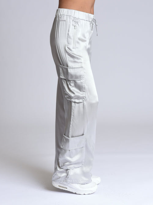 Chelsea Silk Wide Leg Pant - Blanc Noir Online Store