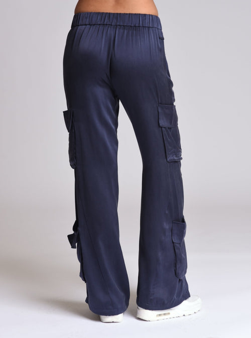 Chelsea Silk Wide Leg Pant - Blanc Noir Online Store
