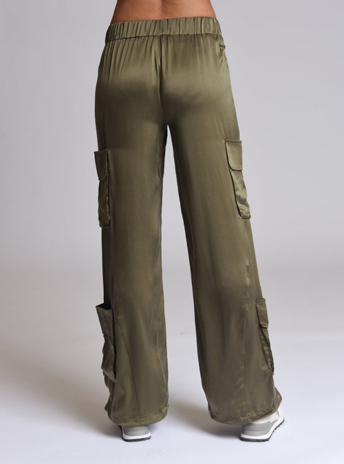 Chelsea Silk Wide Leg Pant - Blanc Noir Online Store