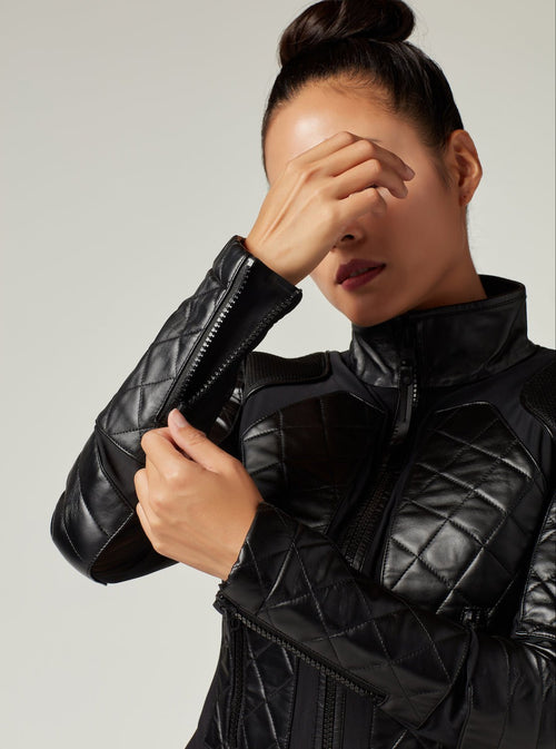 Classic Moto Jacket - Blanc Noir Online Store