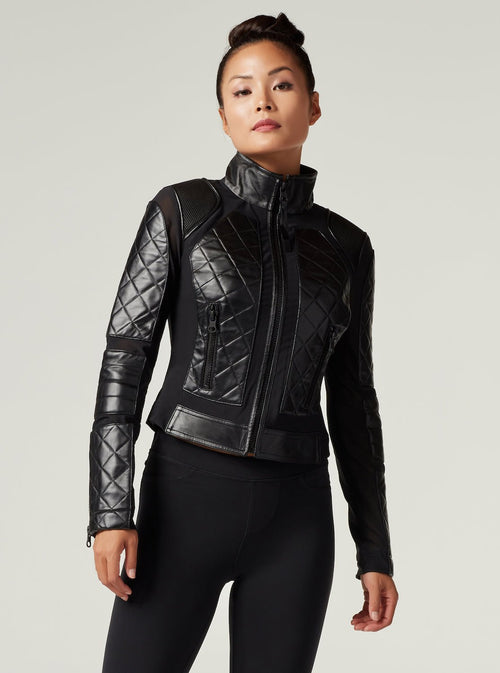 Classic Moto Jacket - Blanc Noir Online Store