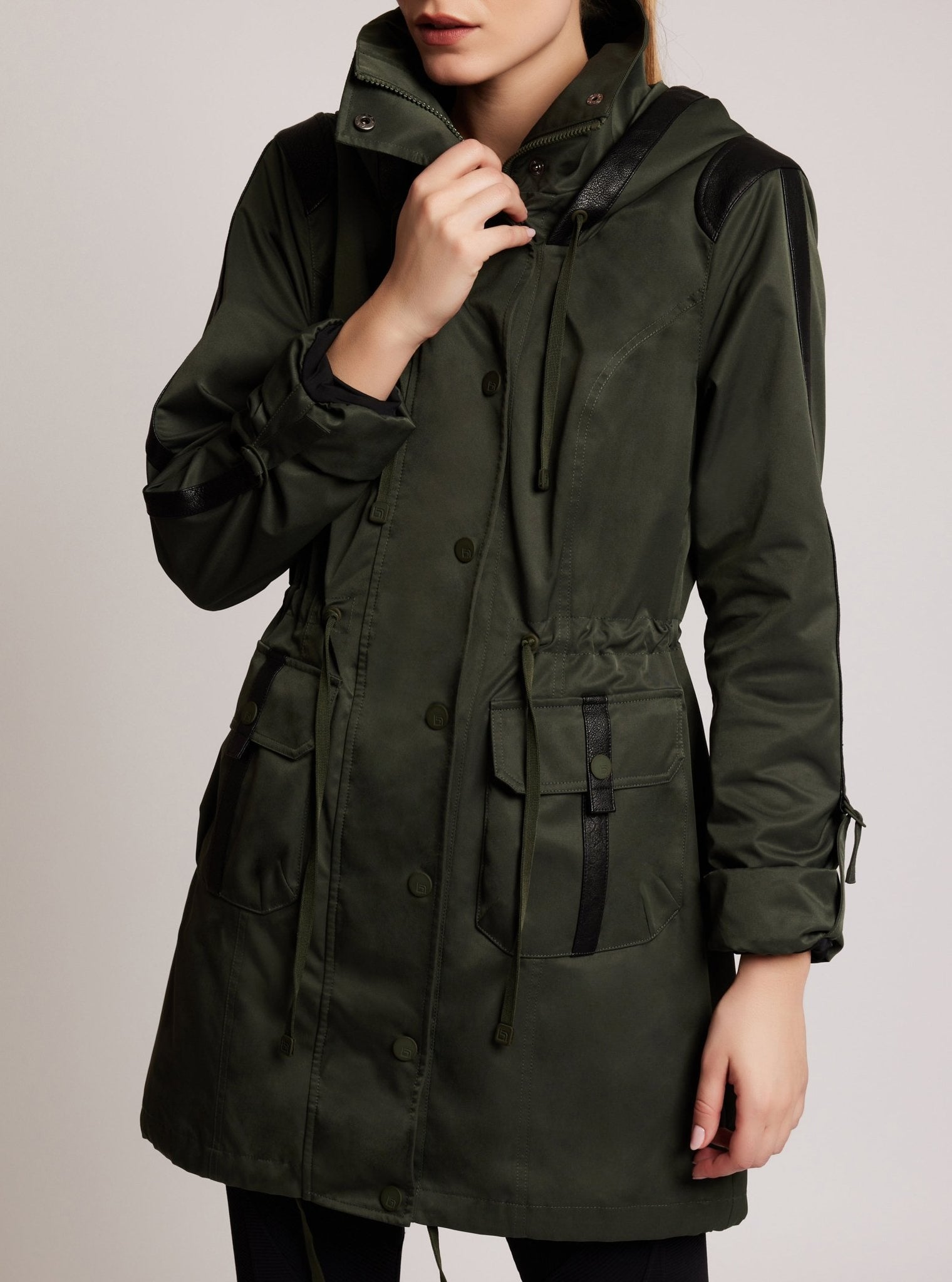 Classic Solid Anorak - Blanc Noir Online Store