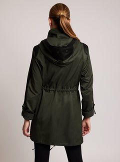 Classic Solid Anorak - Blanc Noir Online Store