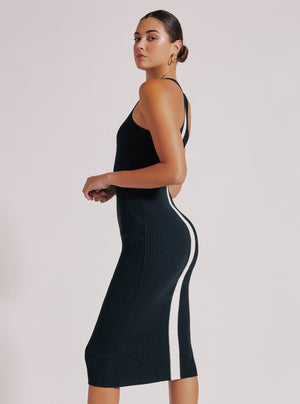 COLOR BLOCK DRESS - Blanc Noir Online Store
